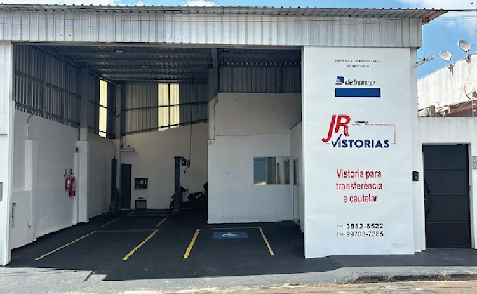 Fachada atual da JR Vistorias